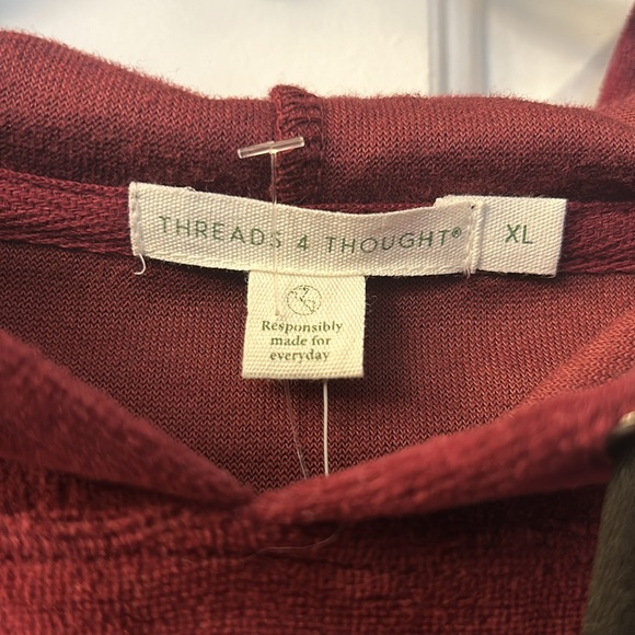 NWT!! THREADS 4 THOUGHT, ladies hoodie, size XL - Picture 2 of 4